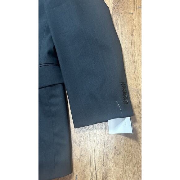 Jos A Bank Men’s 100% Wool Blazer Black 43L Jacket Pockets Lined # 504 - Picture 4 of 4